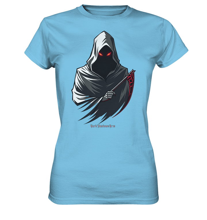 Shadow Reaper Hooded Harbinger - Ladies Premium Shirt | Lady - Shirts | Dark Shadows Arts
