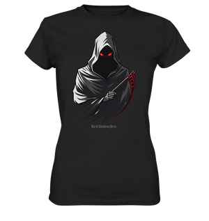 Shadow Reaper Hooded Harbinger - Ladies Premium Shirt | Lady - Shirts | Dark Shadows Arts