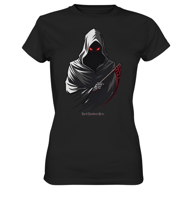 Shadow Reaper Hooded Harbinger - Ladies Premium Shirt | Lady - Shirts | Dark Shadows Arts