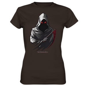 Shadow Reaper Hooded Harbinger - Ladies Premium Shirt | Lady - Shirts | Dark Shadows Arts