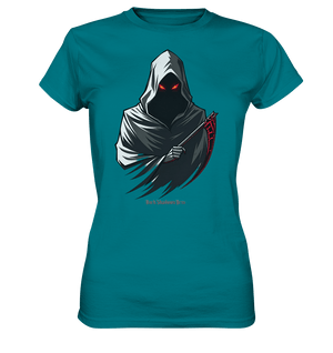 Shadow Reaper Hooded Harbinger - Ladies Premium Shirt | Lady - Shirts | Dark Shadows Arts