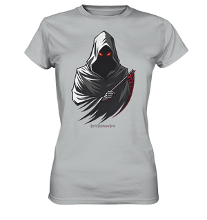 Shadow Reaper Hooded Harbinger - Ladies Premium Shirt | Lady - Shirts | Dark Shadows Arts