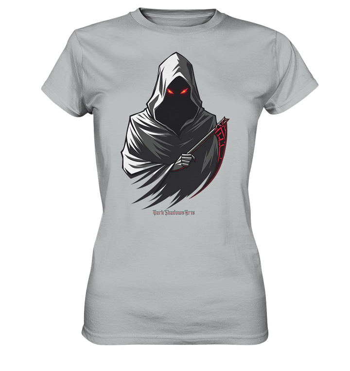 Shadow Reaper Hooded Harbinger - Ladies Premium Shirt | Lady - Shirts | Dark Shadows Arts