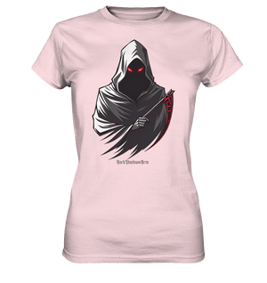 Shadow Reaper Hooded Harbinger - Ladies Premium Shirt | Lady - Shirts | Dark Shadows Arts