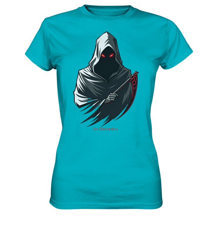 Shadow Reaper Hooded Harbinger - Ladies Premium Shirt | Lady - Shirts | Dark Shadows Arts