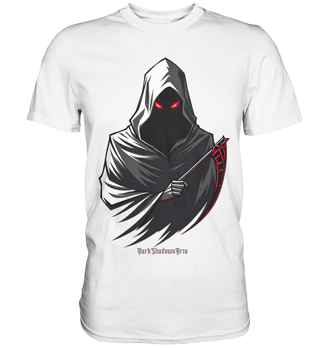 Shadow Reaper Hooded Harbinger - Premium Shirt | Unisex - Shirts | Dark Shadows Arts