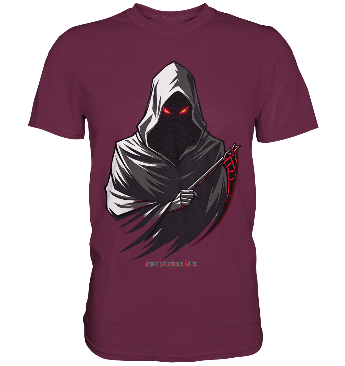 Shadow Reaper Hooded Harbinger - Premium Shirt | Unisex - Shirts | Dark Shadows Arts