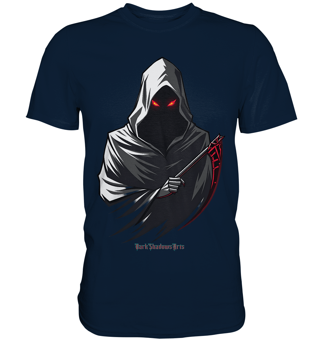 Shadow Reaper Hooded Harbinger - Premium Shirt | Unisex - Shirts | Dark Shadows Arts