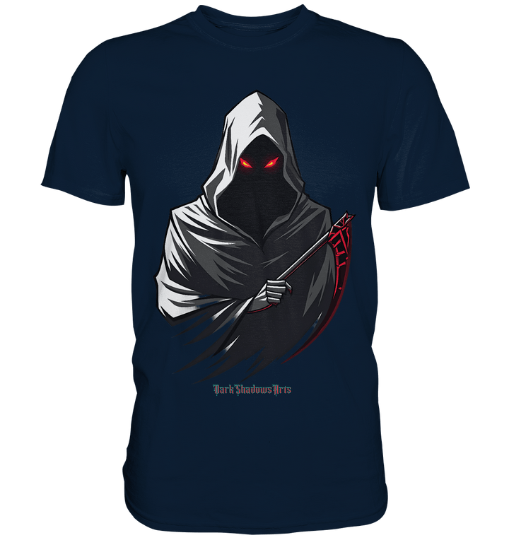 Shadow Reaper Hooded Harbinger - Premium Shirt | Unisex - Shirts | Dark Shadows Arts