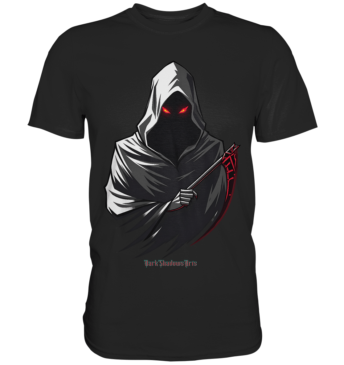 Shadow Reaper Hooded Harbinger - Premium Shirt | Unisex - Shirts | Dark Shadows Arts
