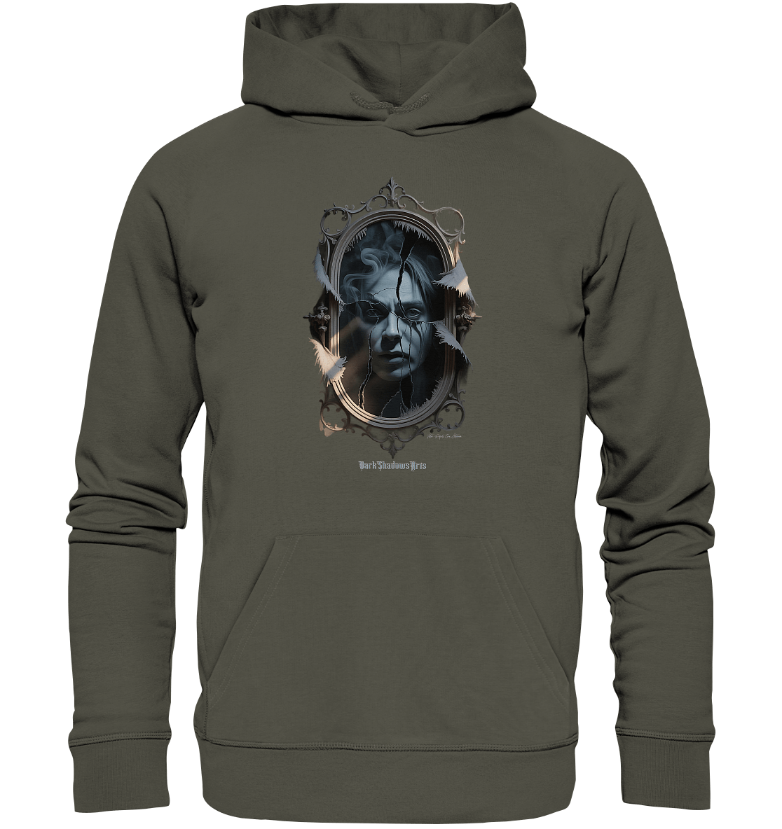 shadow reflections - zerbrochene spiegel und verlorene seelen - Organic Hoodie | Hoodies | Dark Shadows Arts