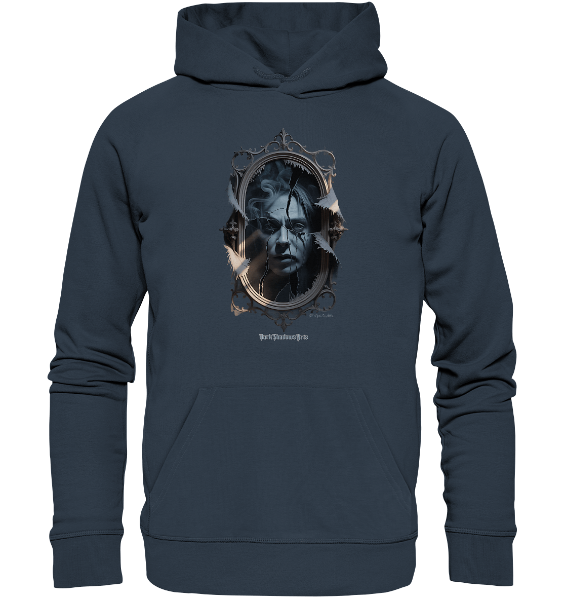 shadow reflections - zerbrochene spiegel und verlorene seelen - Organic Hoodie | Hoodies | Dark Shadows Arts