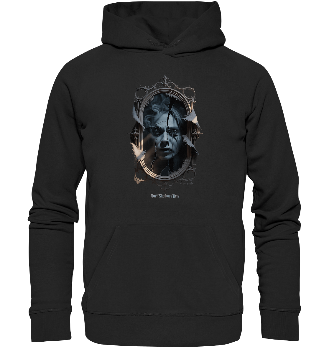 shadow reflections - zerbrochene spiegel und verlorene seelen - Organic Hoodie | Hoodies | Dark Shadows Arts