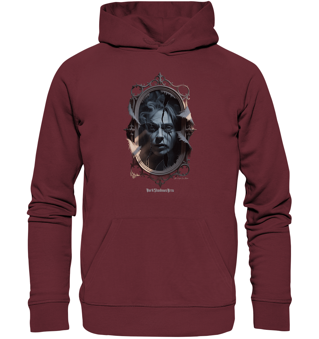 shadow reflections - zerbrochene spiegel und verlorene seelen - Organic Hoodie | Hoodies | Dark Shadows Arts