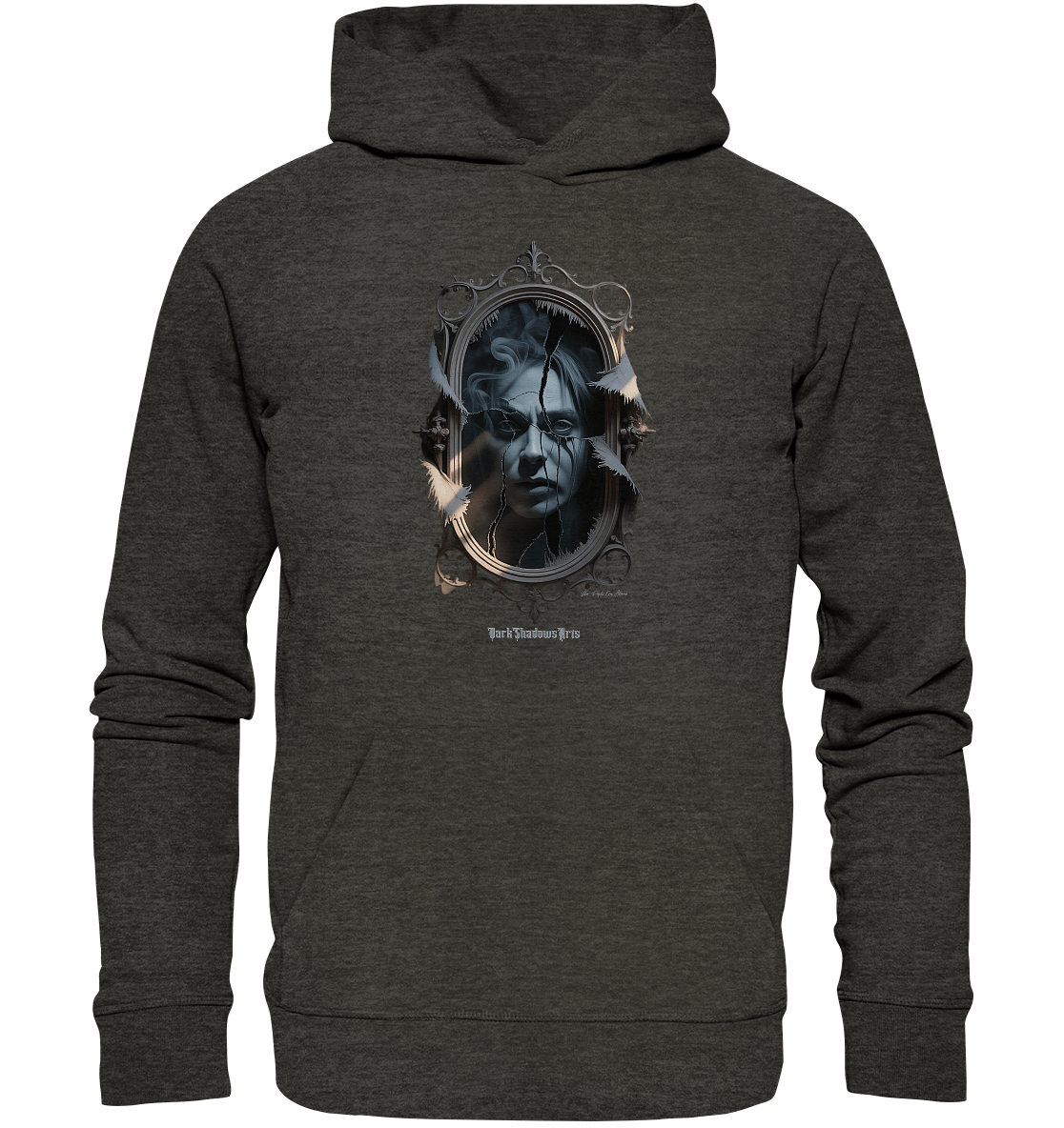 shadow reflections - zerbrochene spiegel und verlorene seelen - Organic Hoodie | Hoodies | Dark Shadows Arts