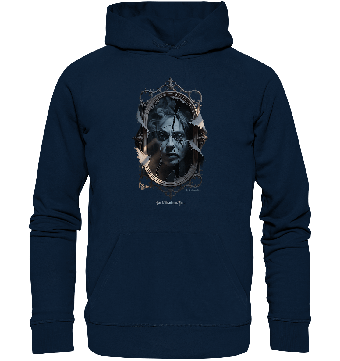 shadow reflections - zerbrochene spiegel und verlorene seelen - Organic Hoodie | Hoodies | Dark Shadows Arts