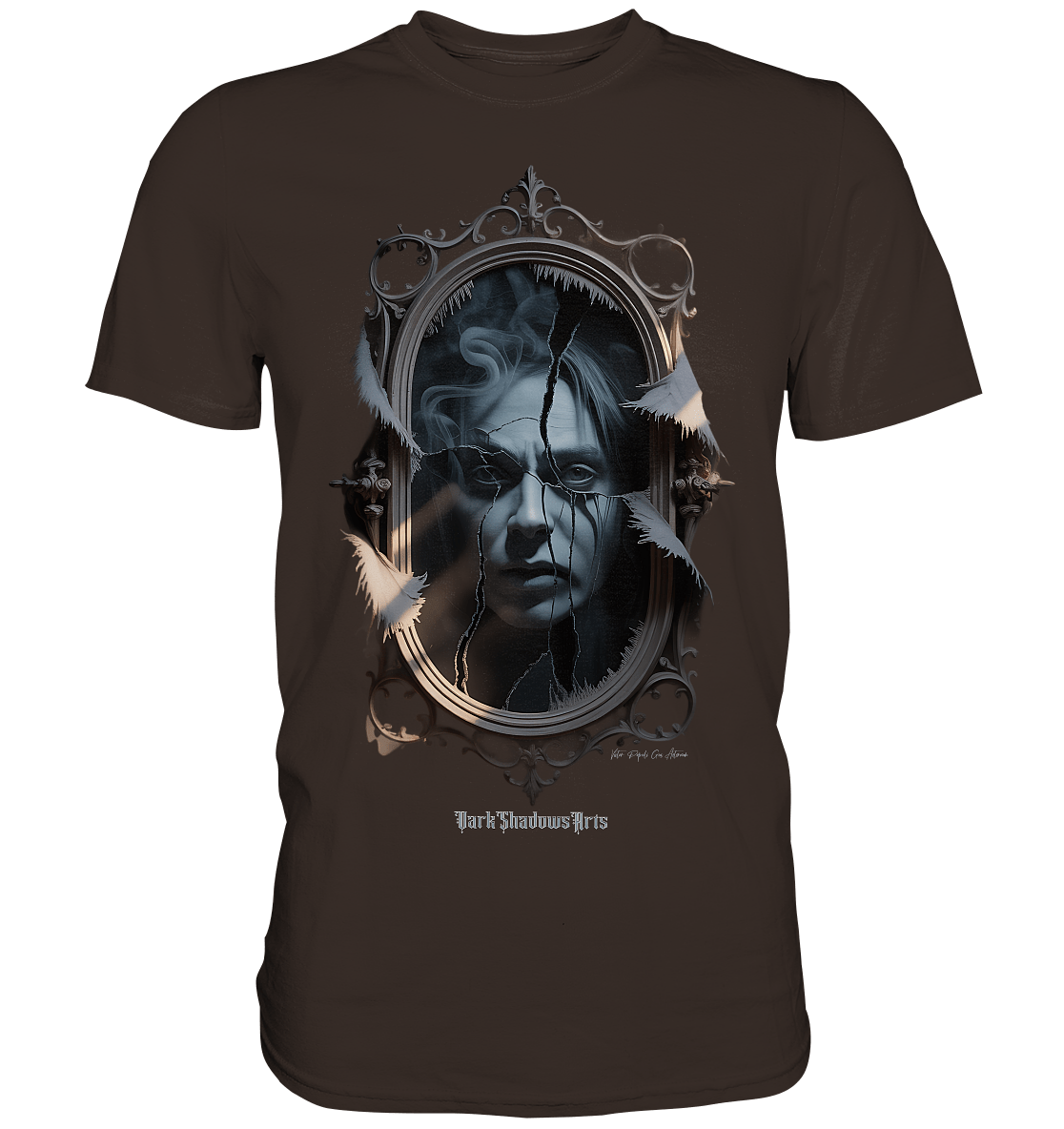 shadow reflections - zerbrochene spiegel und verlorene seelen - Premium Shirt | Unisex - Shirts | Dark Shadows Arts