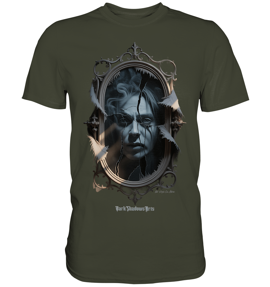 shadow reflections - zerbrochene spiegel und verlorene seelen - Premium Shirt | Unisex - Shirts | Dark Shadows Arts