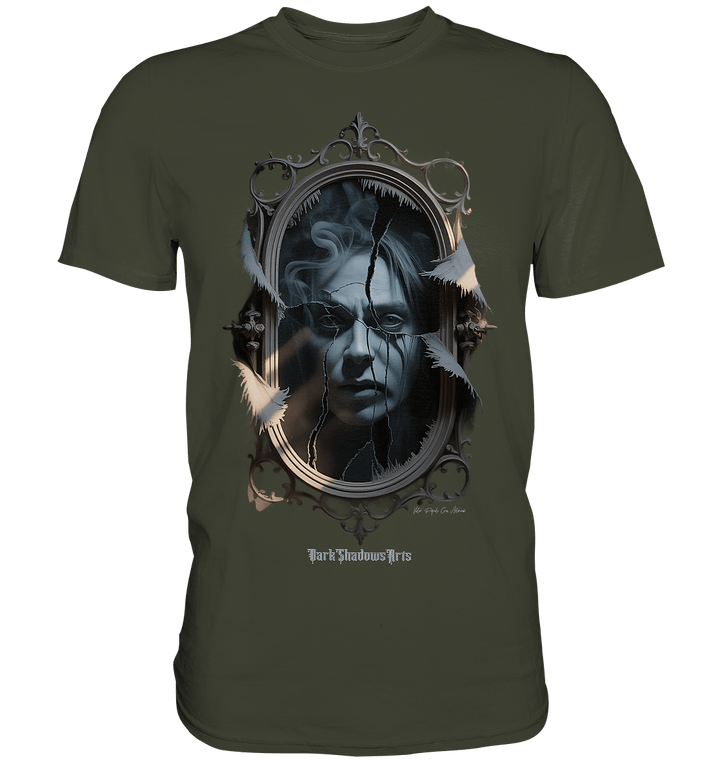 shadow reflections - zerbrochene spiegel und verlorene seelen - Premium Shirt | Unisex - Shirts | Dark Shadows Arts