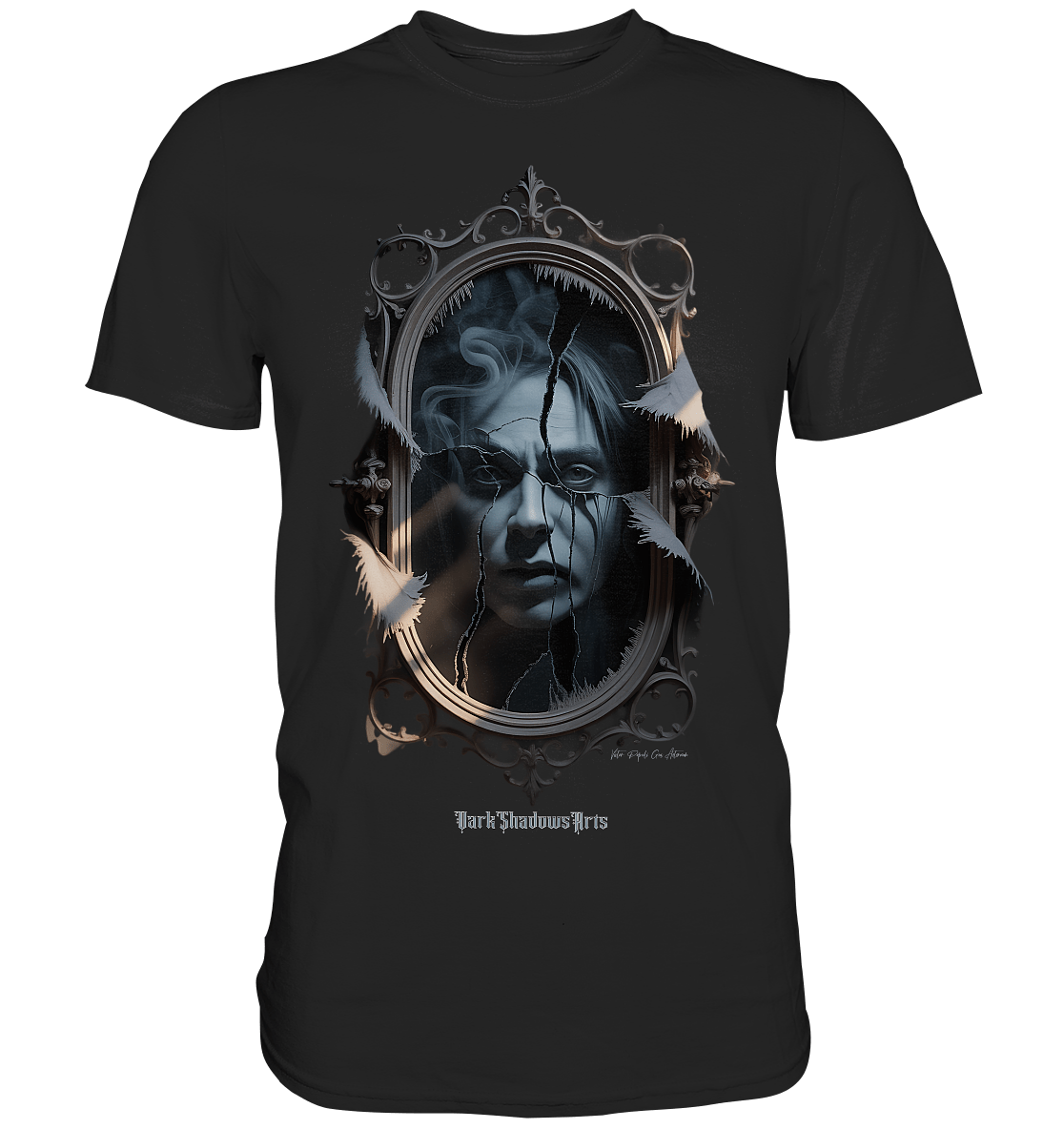 shadow reflections - zerbrochene spiegel und verlorene seelen - Premium Shirt | Unisex - Shirts | Dark Shadows Arts