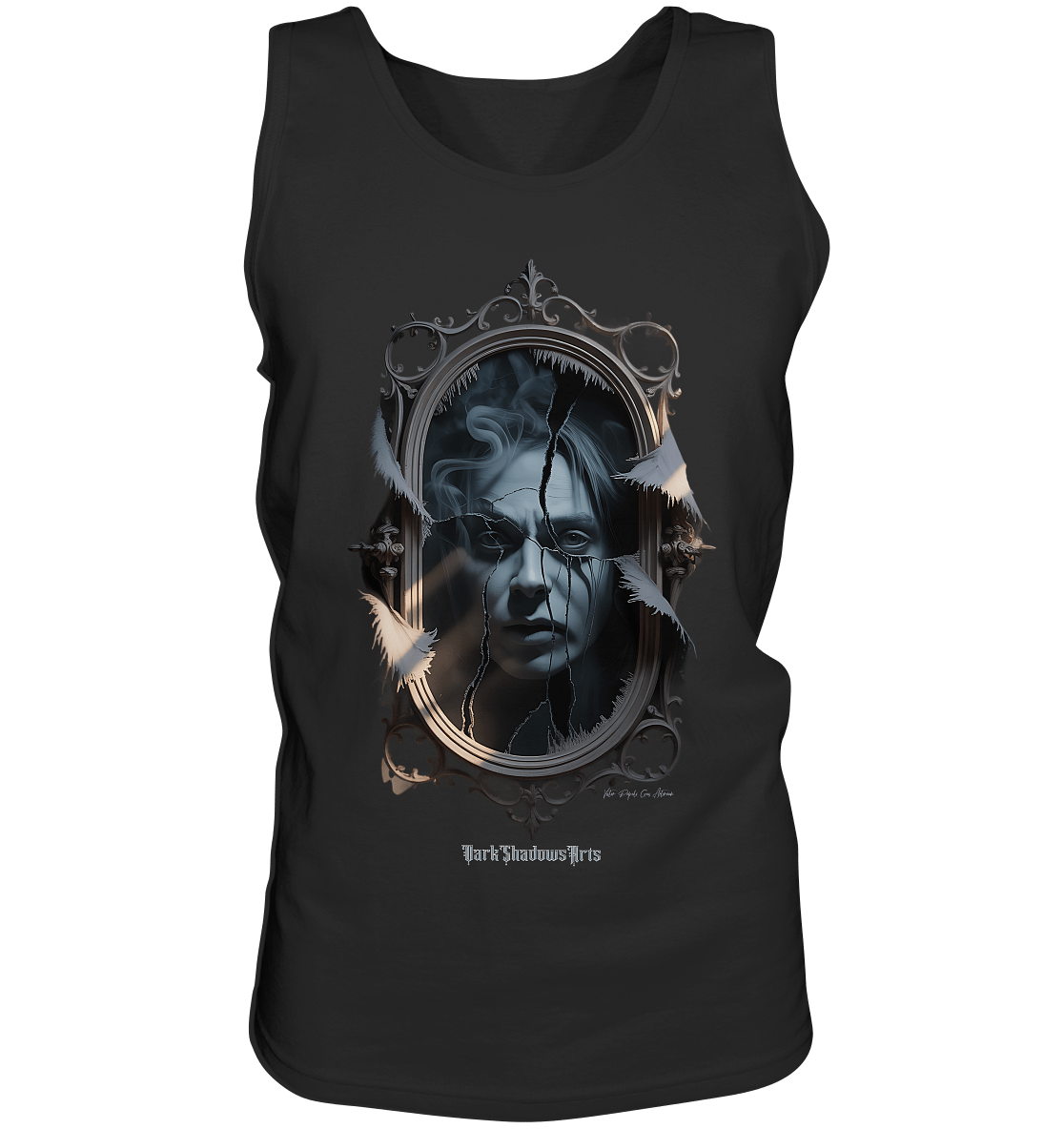 shadow reflections - zerbrochene spiegel und verlorene seelen - Relaxed Tank Top | Tank - Tops | Dark Shadows Arts