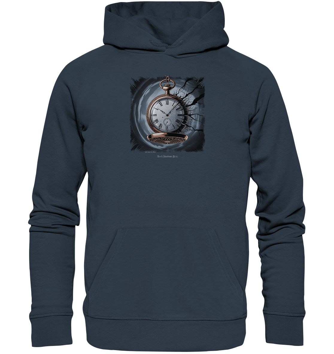 shadowed time - die zerbrochene uhr der verlorenen zeit - Organic Hoodie | Hoodies | Dark Shadows Arts