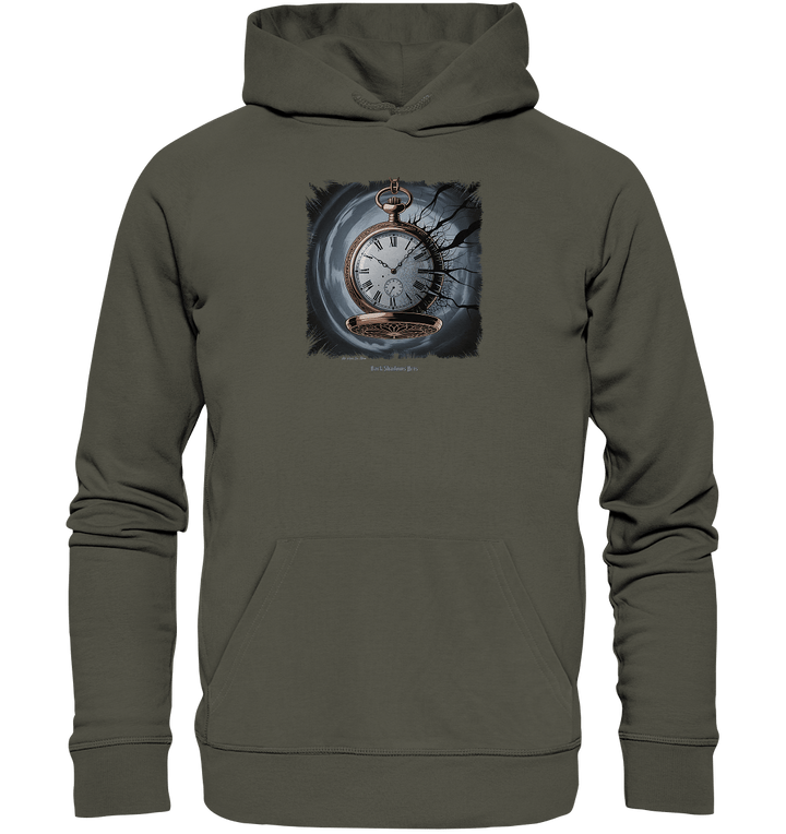 shadowed time - die zerbrochene uhr der verlorenen zeit - Organic Hoodie | Hoodies | Dark Shadows Arts