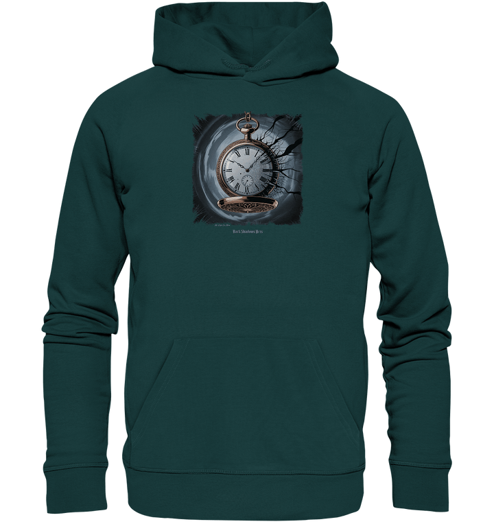 shadowed time - die zerbrochene uhr der verlorenen zeit - Organic Hoodie | Hoodies | Dark Shadows Arts