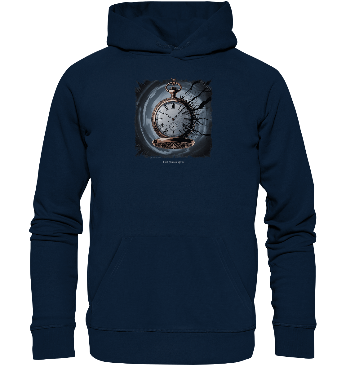 shadowed time - die zerbrochene uhr der verlorenen zeit - Organic Hoodie | Hoodies | Dark Shadows Arts