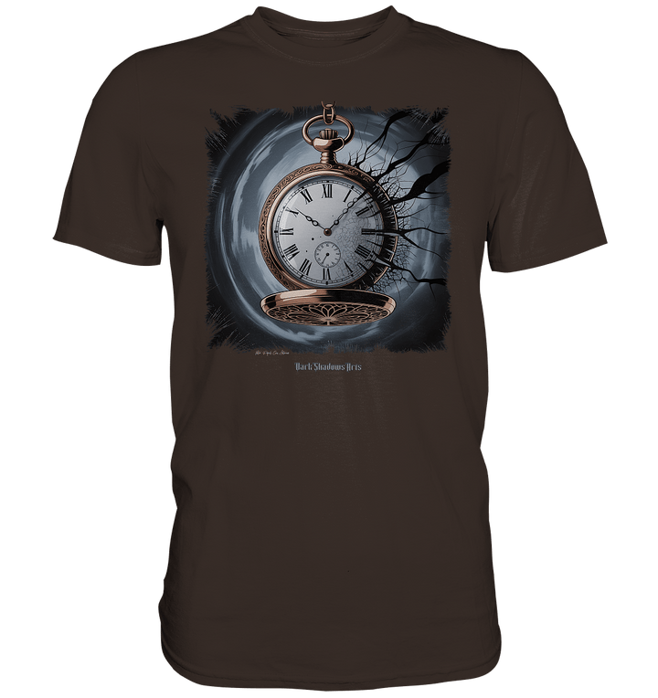 shadowed time - die zerbrochene uhr der verlorenen zeit - Premium Shirt | Unisex - Shirts | Dark Shadows Arts