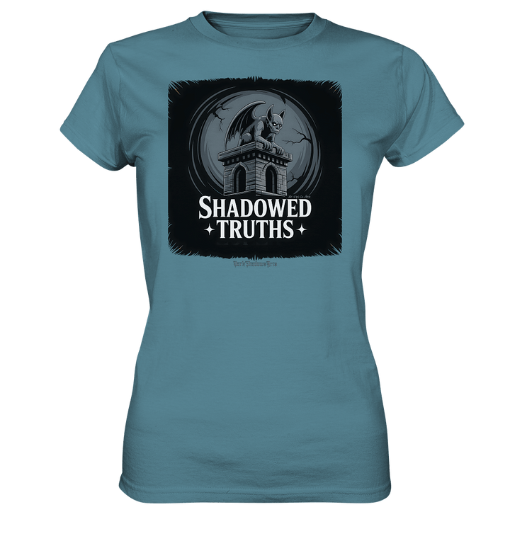 shadowed truths - düstere gargoyle - kunst mit tiefgründiger symbolik - Ladies Premium Shirt | Lady - Shirts | Dark Shadows Arts