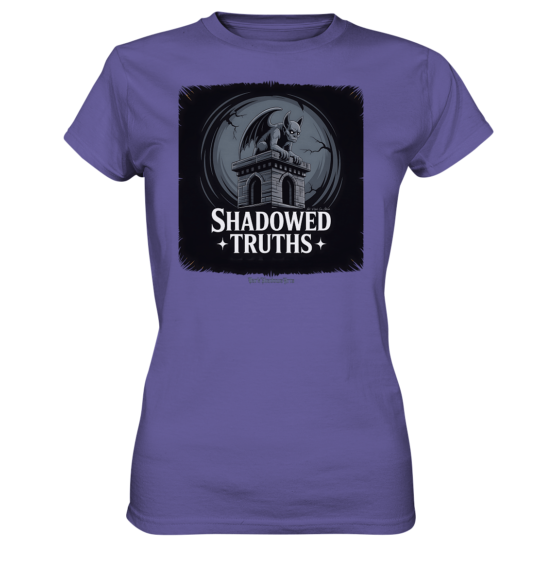 shadowed truths - düstere gargoyle - kunst mit tiefgründiger symbolik - Ladies Premium Shirt | Lady - Shirts | Dark Shadows Arts