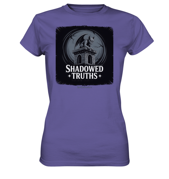 shadowed truths - düstere gargoyle - kunst mit tiefgründiger symbolik - Ladies Premium Shirt | Lady - Shirts | Dark Shadows Arts