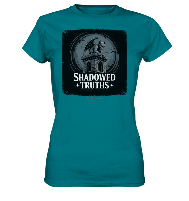 shadowed truths - düstere gargoyle - kunst mit tiefgründiger symbolik - Ladies Premium Shirt | Lady - Shirts | Dark Shadows Arts