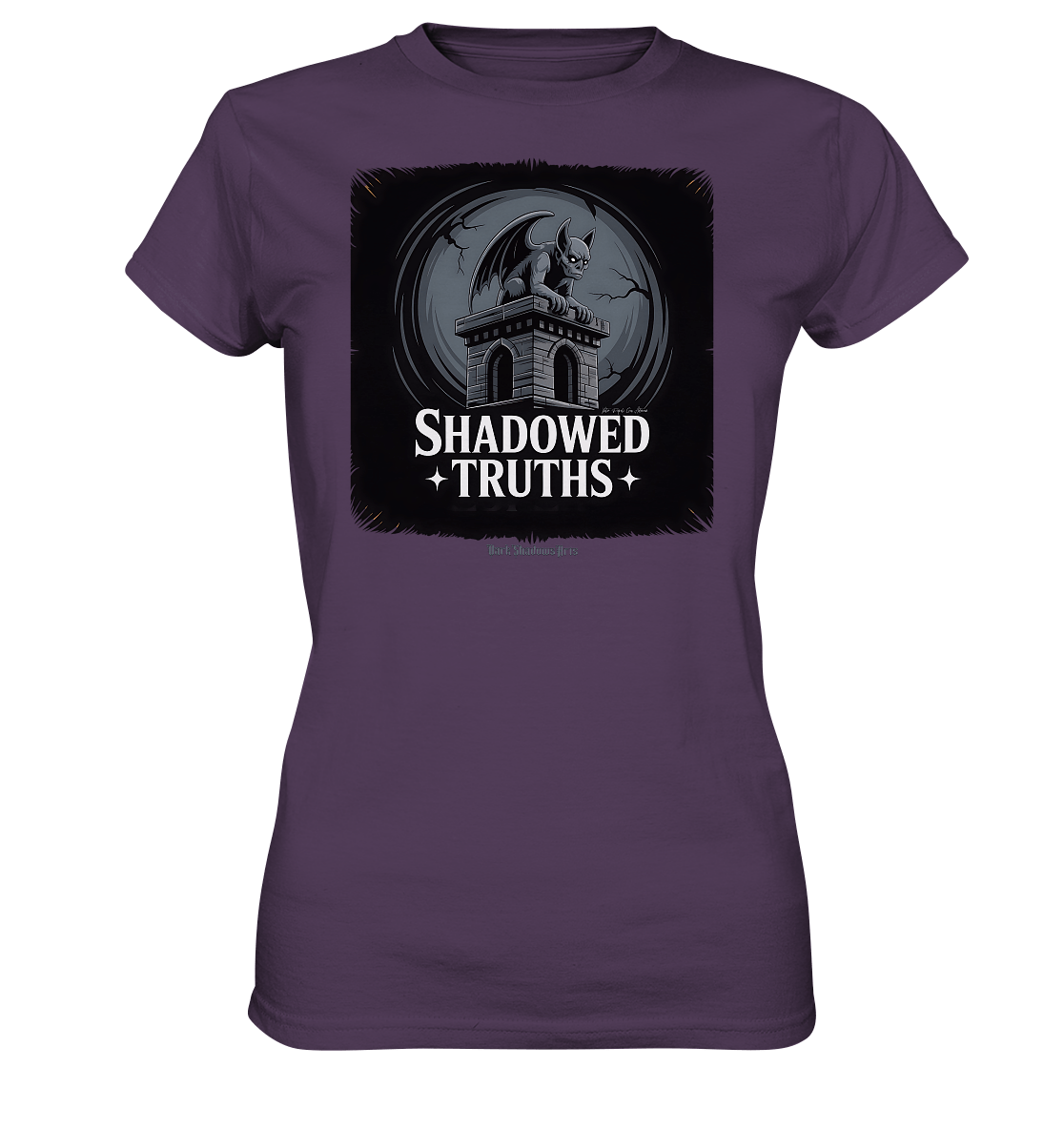 shadowed truths - düstere gargoyle - kunst mit tiefgründiger symbolik - Ladies Premium Shirt | Lady - Shirts | Dark Shadows Arts