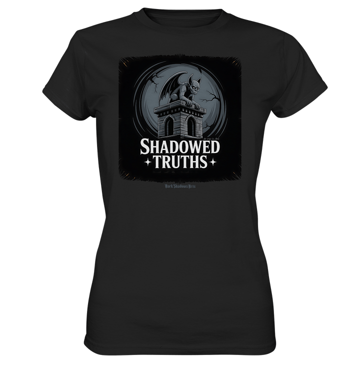 shadowed truths - düstere gargoyle - kunst mit tiefgründiger symbolik - Ladies Premium Shirt | Lady - Shirts | Dark Shadows Arts