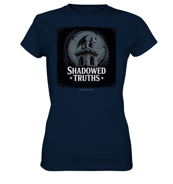 shadowed truths - düstere gargoyle - kunst mit tiefgründiger symbolik - Ladies Premium Shirt | Lady - Shirts | Dark Shadows Arts