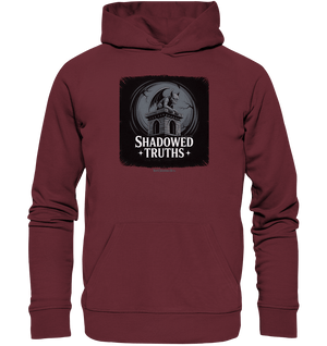 shadowed truths - düstere gargoyle - kunst mit tiefgründiger symbolik - Organic Hoodie | Hoodies | Dark Shadows Arts