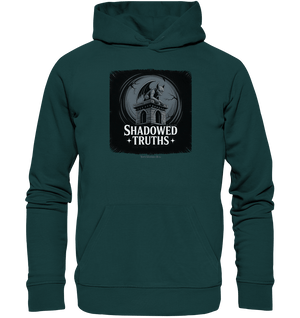shadowed truths - düstere gargoyle - kunst mit tiefgründiger symbolik - Organic Hoodie | Hoodies | Dark Shadows Arts