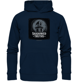 shadowed truths - düstere gargoyle - kunst mit tiefgründiger symbolik - Organic Hoodie | Hoodies | Dark Shadows Arts