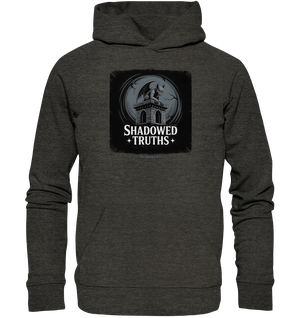 shadowed truths - düstere gargoyle - kunst mit tiefgründiger symbolik - Organic Hoodie | Hoodies | Dark Shadows Arts