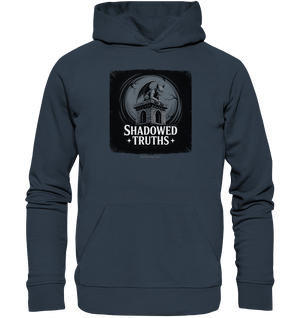 shadowed truths - düstere gargoyle - kunst mit tiefgründiger symbolik - Organic Hoodie | Hoodies | Dark Shadows Arts