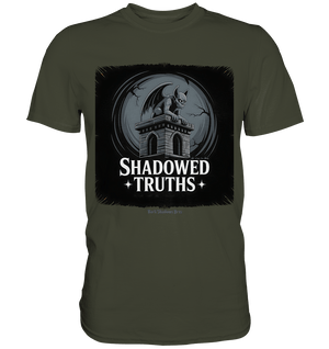 shadowed truths - düstere gargoyle - kunst mit tiefgründiger symbolik - Premium Shirt | Unisex - Shirts | Dark Shadows Arts