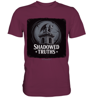 shadowed truths - düstere gargoyle - kunst mit tiefgründiger symbolik - Premium Shirt | Unisex - Shirts | Dark Shadows Arts