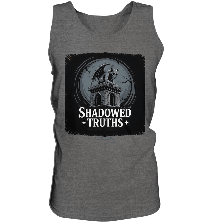 shadowed truths - düstere gargoyle - kunst mit tiefgründiger symbolik - Relaxed Tank Top | Tank - Tops | Dark Shadows Arts
