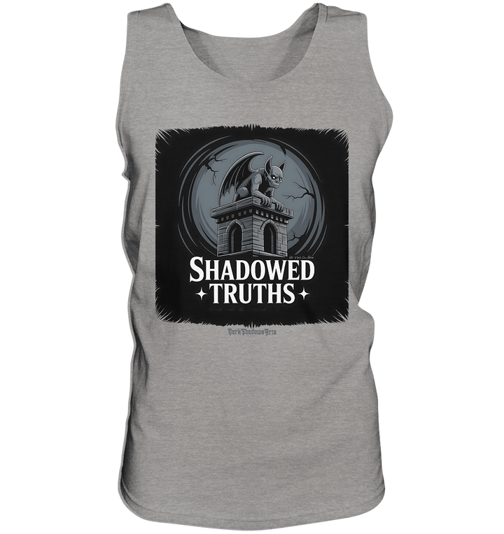 shadowed truths - düstere gargoyle - kunst mit tiefgründiger symbolik - Relaxed Tank Top | Tank - Tops | Dark Shadows Arts