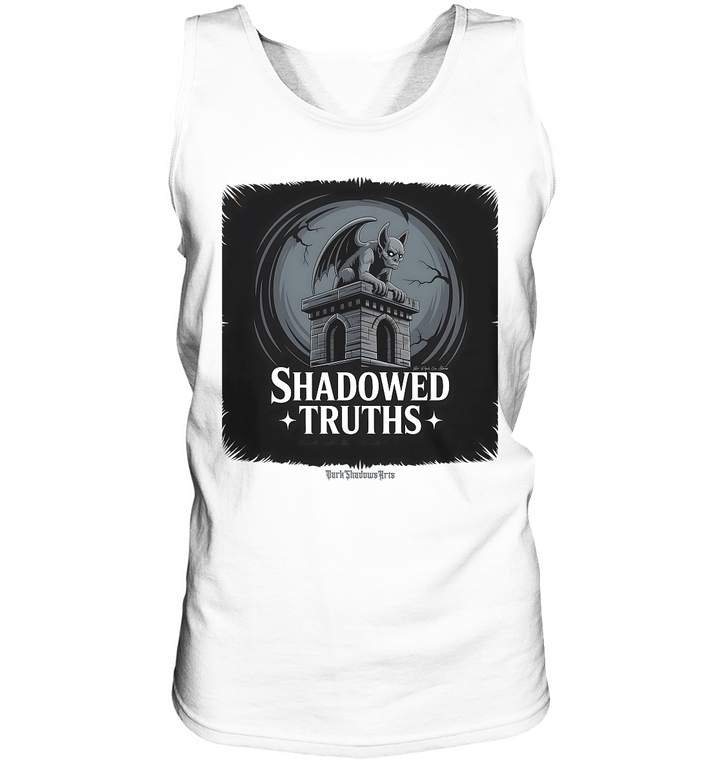 shadowed truths - düstere gargoyle - kunst mit tiefgründiger symbolik - Relaxed Tank Top | Tank - Tops | Dark Shadows Arts