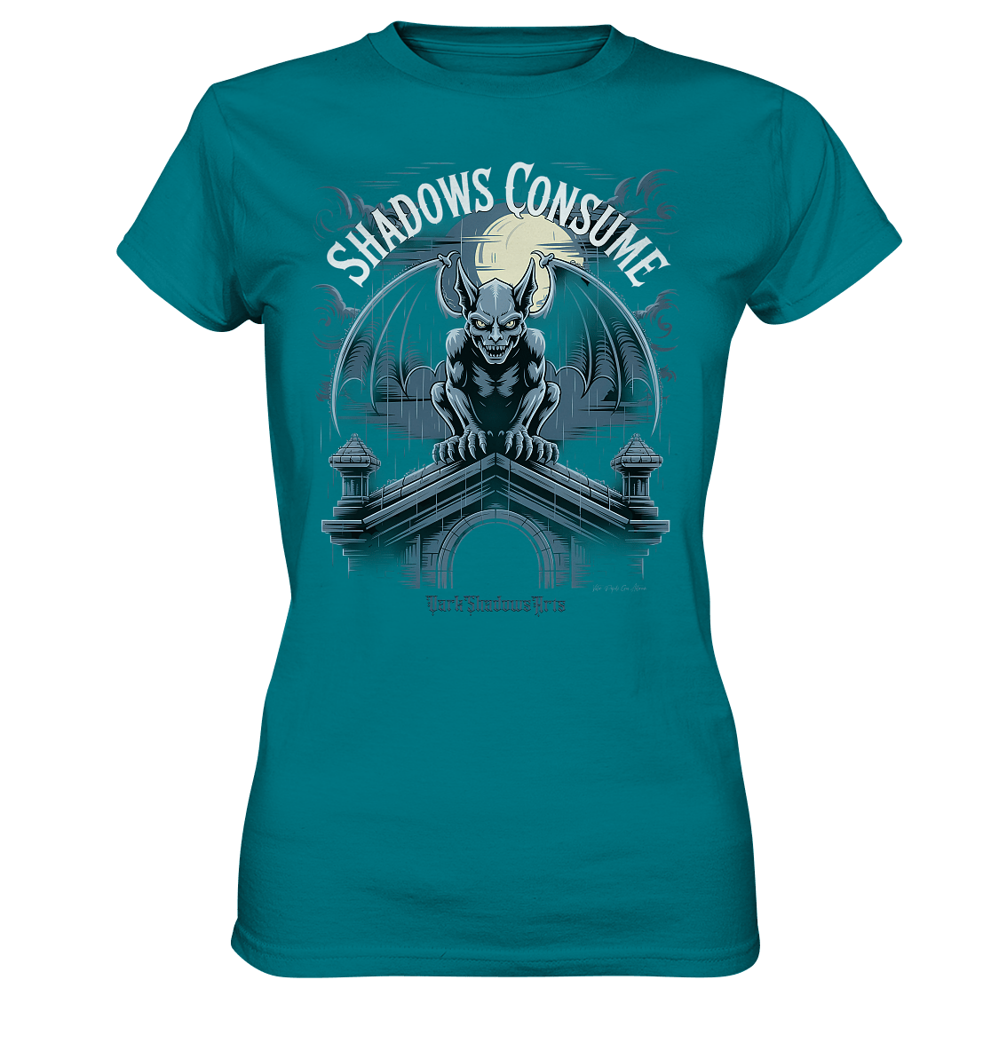 Shadows Consume - Das Geheimnis der Flügel in der dunklen Nacht - Ladies Premium Shirt | Lady - Shirts | Dark Shadows Arts