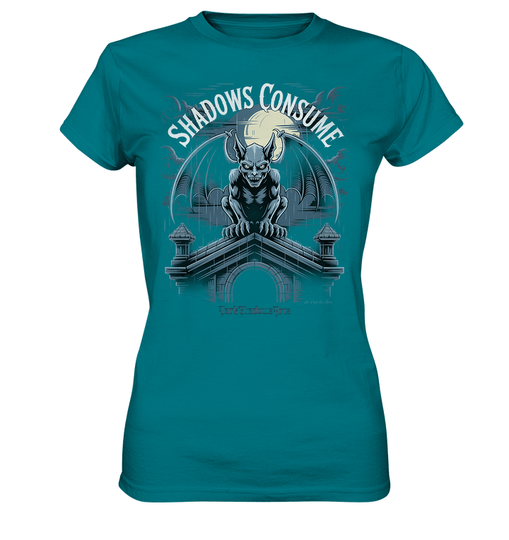 Shadows Consume - Das Geheimnis der Flügel in der dunklen Nacht - Ladies Premium Shirt | Lady - Shirts | Dark Shadows Arts
