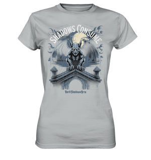 Shadows Consume - Das Geheimnis der Flügel in der dunklen Nacht - Ladies Premium Shirt | Lady - Shirts | Dark Shadows Arts